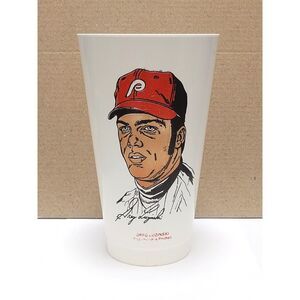 Vintage 1973 7 Eleven Slurpee Cup Greg "The Bull" Luzinski Phillies Left Fielder